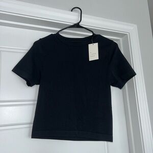 A New Day Black Short Sleeve Tee
